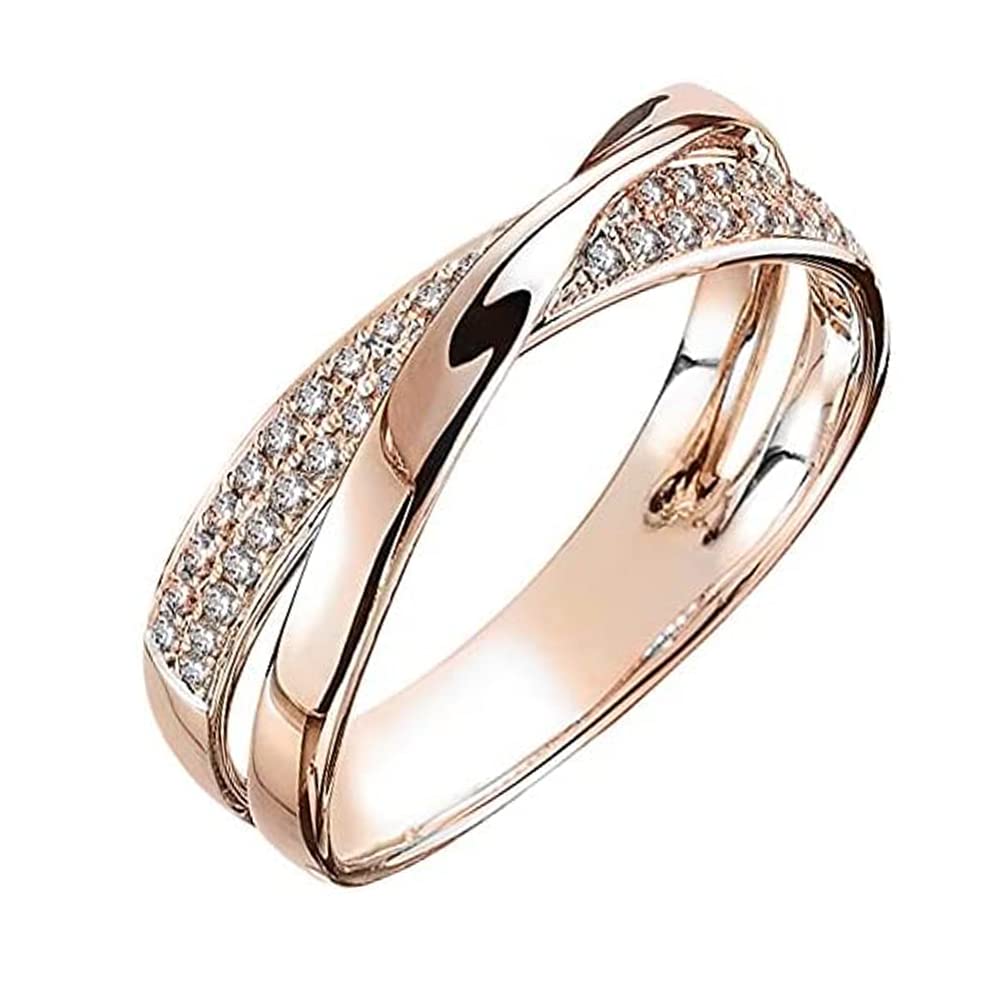 Rockyu Brand Women's Ring, Elegant Silver, Zirconia X, Women's Jewelry, Fashion 