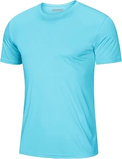 MAGCOMSEN Men's Short Sleeve UPF 50+ T-Shirt Quick Dry Workout Athletic Running Swim Tops Tee Rash Guard Performance Shirts