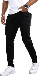 GINGTTO Mens Jeans Skinny Stretch Premium High Rise Colored Jeans Elastic