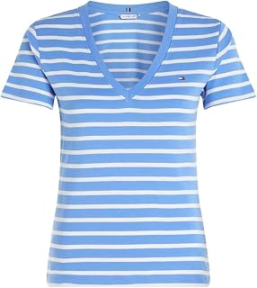 Tommy Hilfiger New Slim Cody Women's Short Sleeve V-Neck T-Shirt