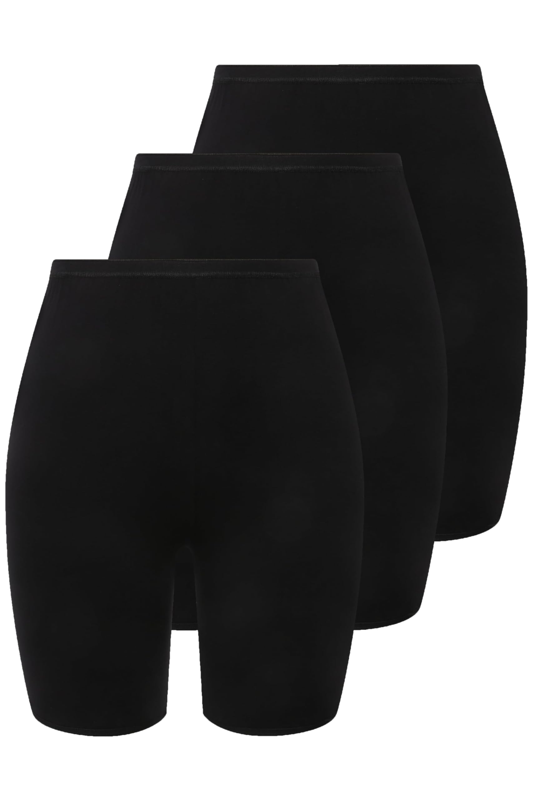 Ulla Popken Women's Plus Size Microfiber Sculpting Panty, Pack of 3 716595