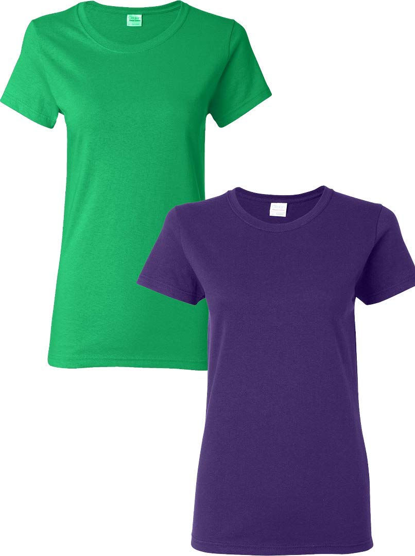 Gildan Womens Maglietta Donna Manica Corta Pesante Cotone 6oz Missy Fit t-shirt 
