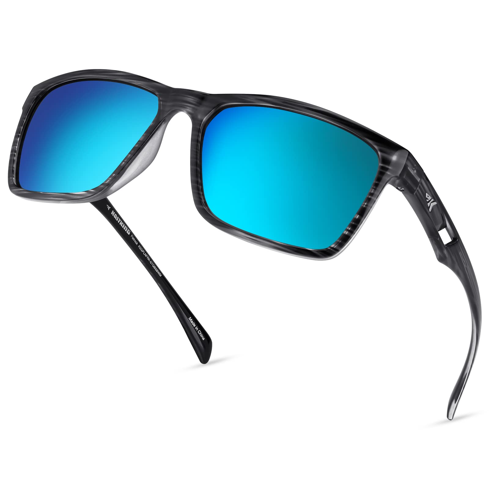 KastKing FlatRock Polarized Sport Sunglasses for Men & Women, UV Protection | Pu