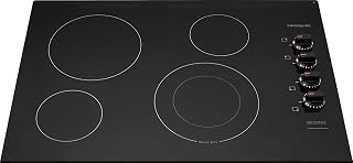 Frigidaire FFEC3025UB 30 Inch Electric Smoothtop Style Cooktop with 4 Elements in Black