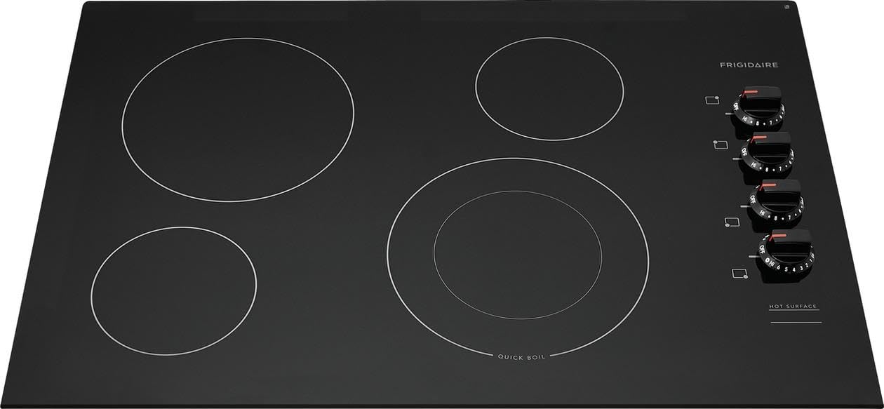 Frigidaire FFEC3025UB 30 Inch Electric Smoothtop Style Cooktop with 4 Elements i
