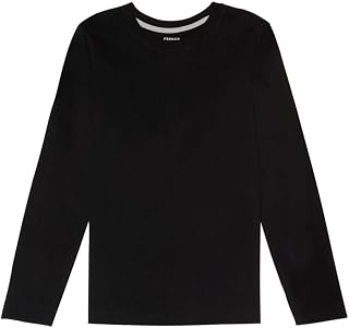 French Toast Baby Long Sleeve Crewneck T-Shirt for Girls