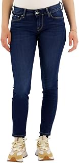 Pepe Jeans London Women's Soho Slim Fit Mid Waist Jeans