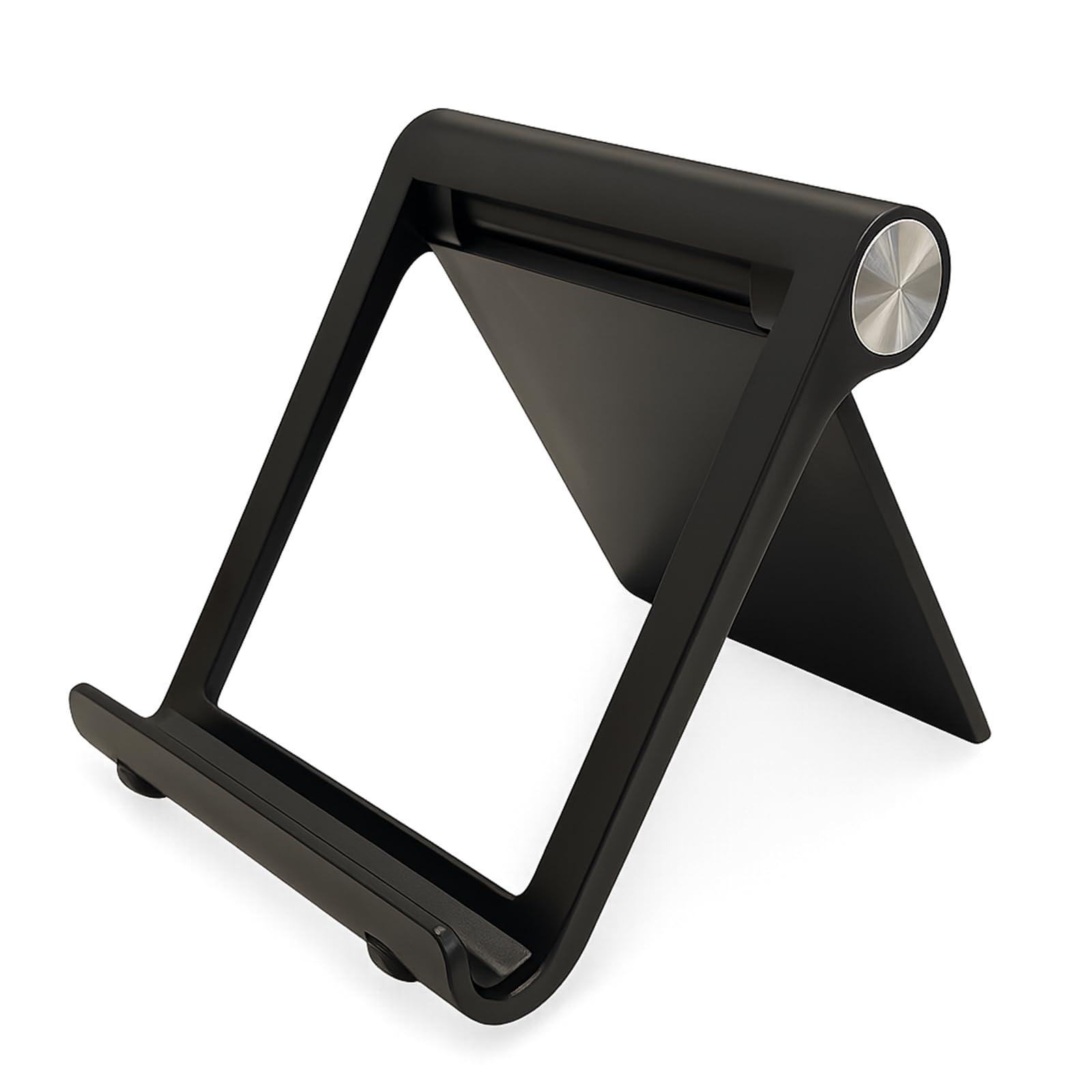 Attkryy Black Adjustable Multi-Angle Portable Stand for Tablets, E-Readers & Pho