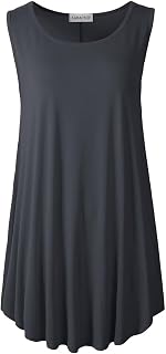 LARACE Women's Plus Size Long Sleeve Summer Casual Flowy Shirts for Leggings