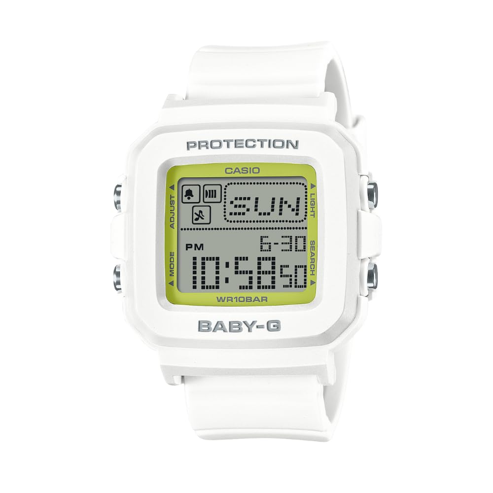 Casio Baby-G BGD10K-7 Digital Clock and Stand Set Y2K Style 100m Water Resistant