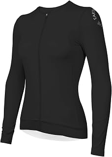 Wulibike Women's Cycling Jersey Long Sleeve Breathable Road Bike Jersey High Elastic 4 Pockets