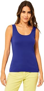 Cecil Women's Basic Top Made of Pure Cotton