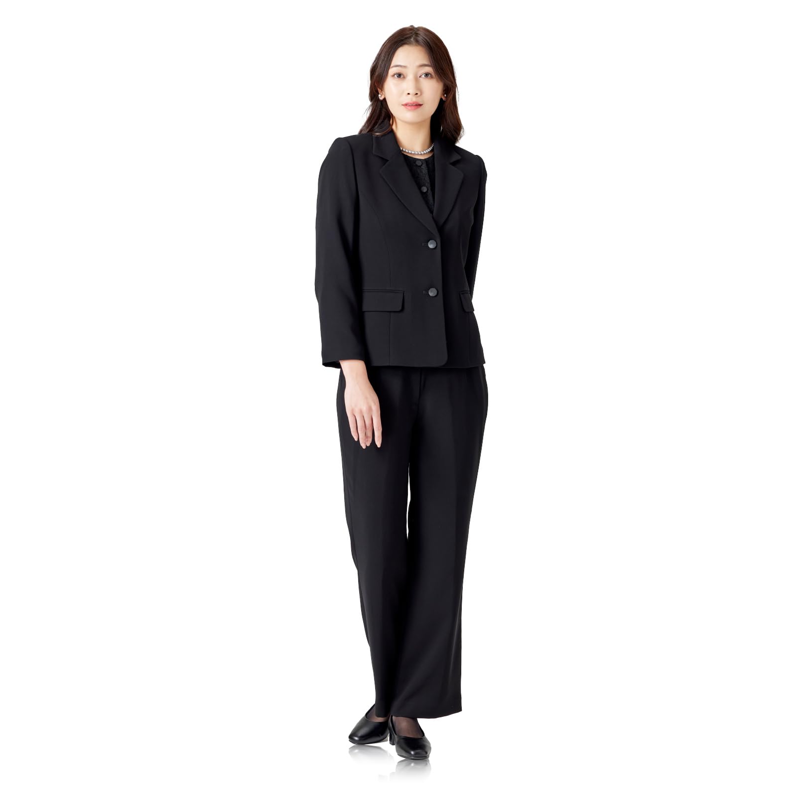 Aniba Organic ALB027 Women's Mourning Clothes, Washable Mourning Clothes, Pants 