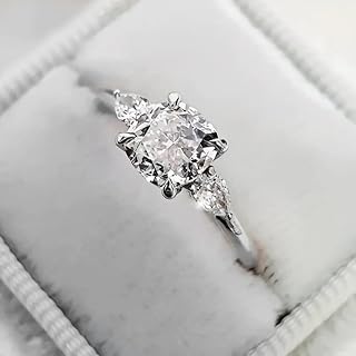 Golden Plated Copper with Cubic Zirconia Delicate Engagement Rings Wedding Bridal Band Promise Rings Evening Parties Anniversary Valentine's Day Gifts Eternity Bands for Women
