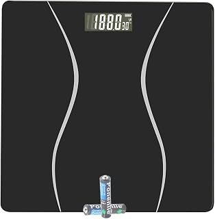 Scale for Body Weight, Digital Bathroom Scale, Weight Scales for People,Body Scale,Max:400LB/180KG,2 Weighing Units: LB/KG (Black)