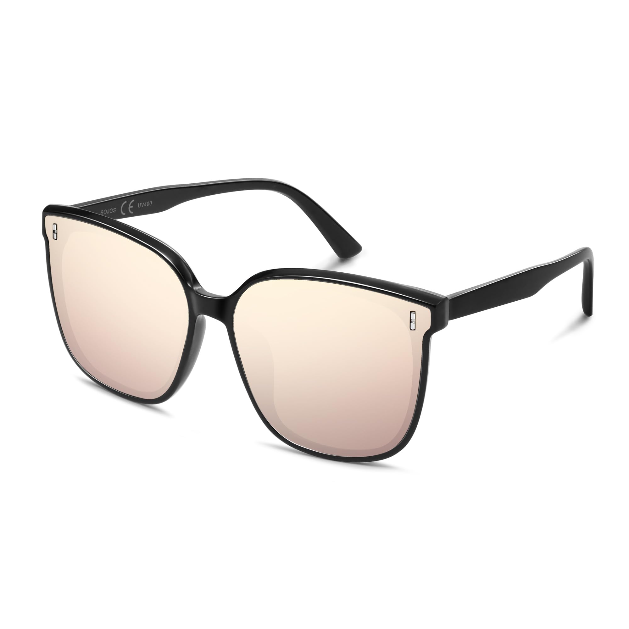 SOJOS Sunglasses for Women Men Vintage Style Shades UV400 Mirrored Lens