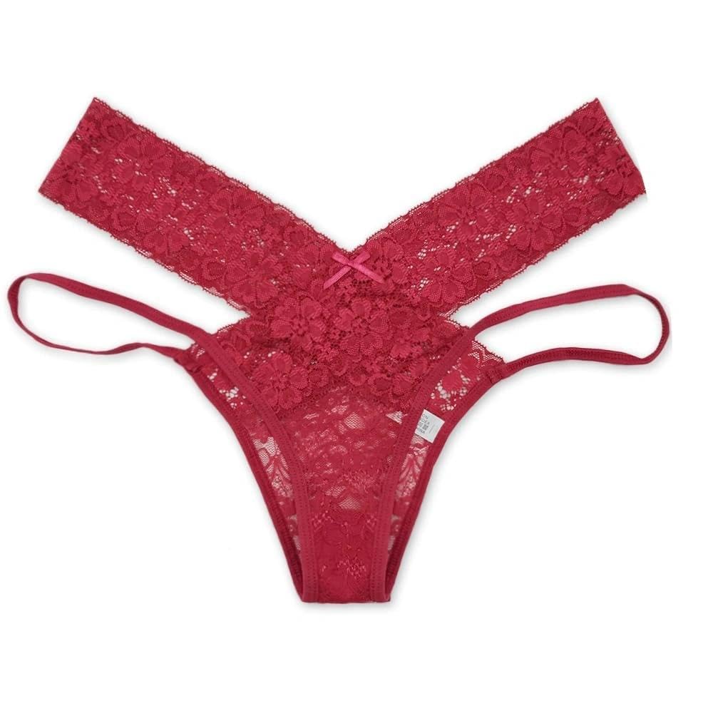 Women Sexy Panties Lace Lingerie Cheeky Thong Underwear
