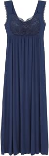 tu-hacci - Night Bra Integrated Type [24-Hour Bust Care] Non-Wire Can Be Used for Nursing Roomwear Sleepwear Cup-Attached One-Piece Maxi Dress 8814a