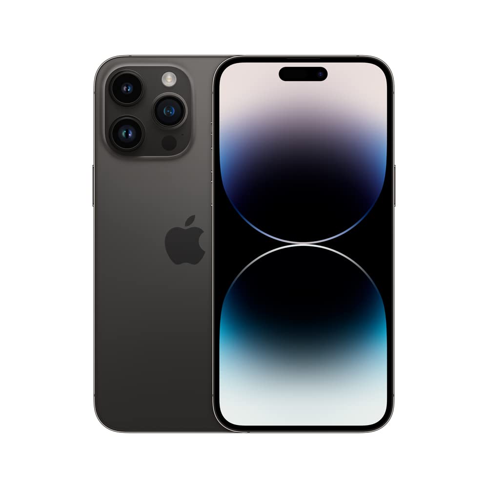 Apple iPhone 14 Pro MAX, 128GB - Space Black (Renewed)