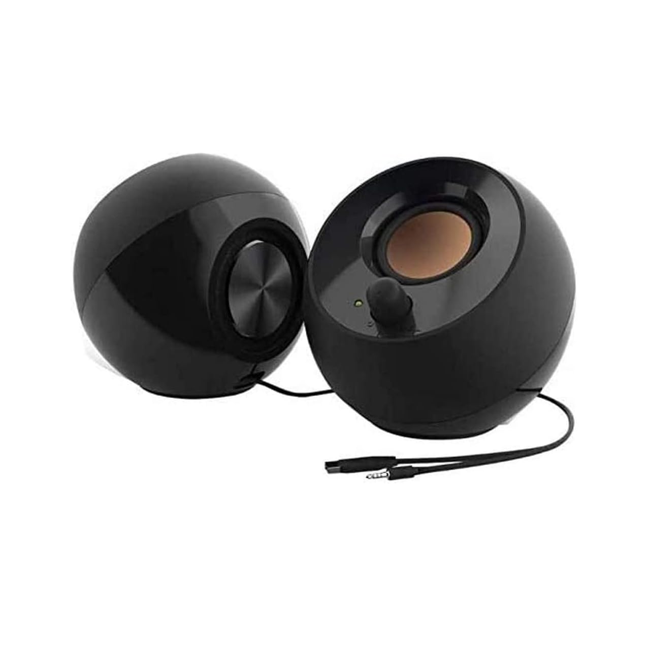 Creative Pebble 2.0 USB-Powered Desktop Speakers with Far-Field Drivers and Pass