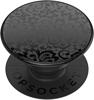PopSockets Adhesive Phone Grip, Holder - Lace Black Deep