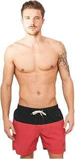 Urban Classics Men's Swim Shorts Block Swim Shorts for Men, Quick Drying, Resistant in Many Colour Variations, Sizes XS-5XL