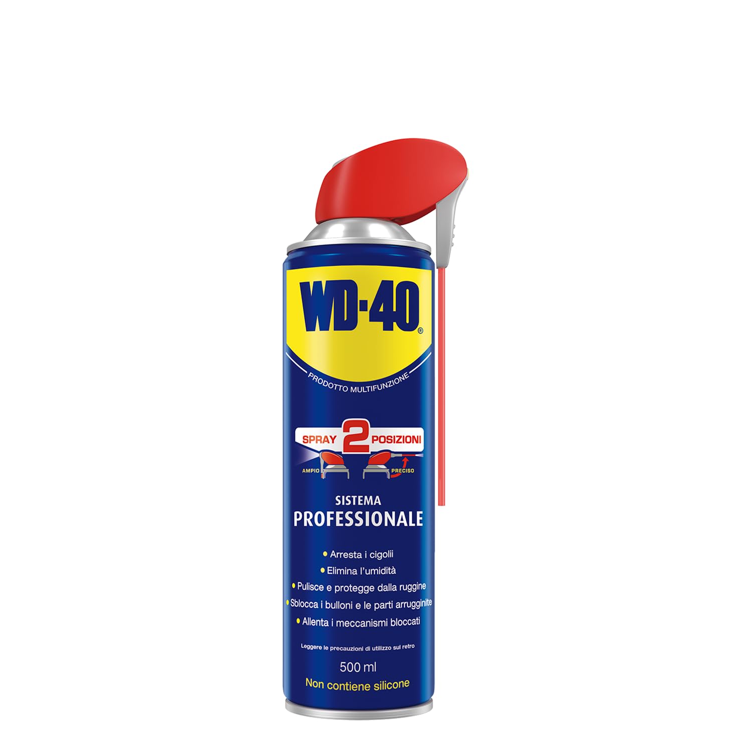 WD-40 Multifunctional Lubricant Spray 500 ml, Anti-Rust Unblocker | 5 functions 