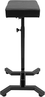 Adjustable Height Armrest Support Stand Portable Cushioned for Pro Use | Baked Enamel Finish / Non-Slip Base