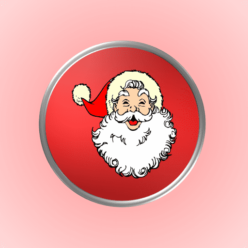 Ho Ho Ho Merry Christmas Button