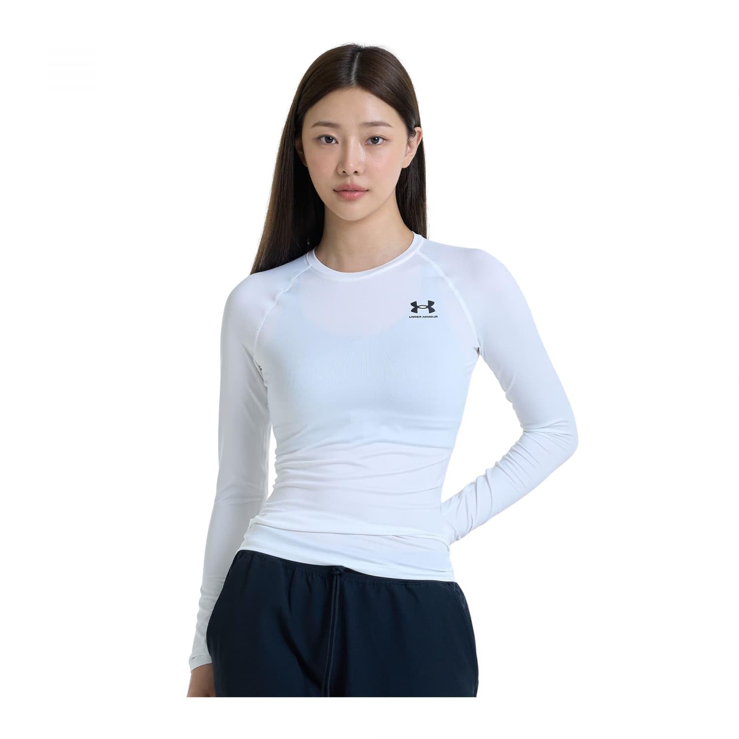 Under Armour Women's HeatGear Armour Long Sleeve Crew Neck T-Shirt
