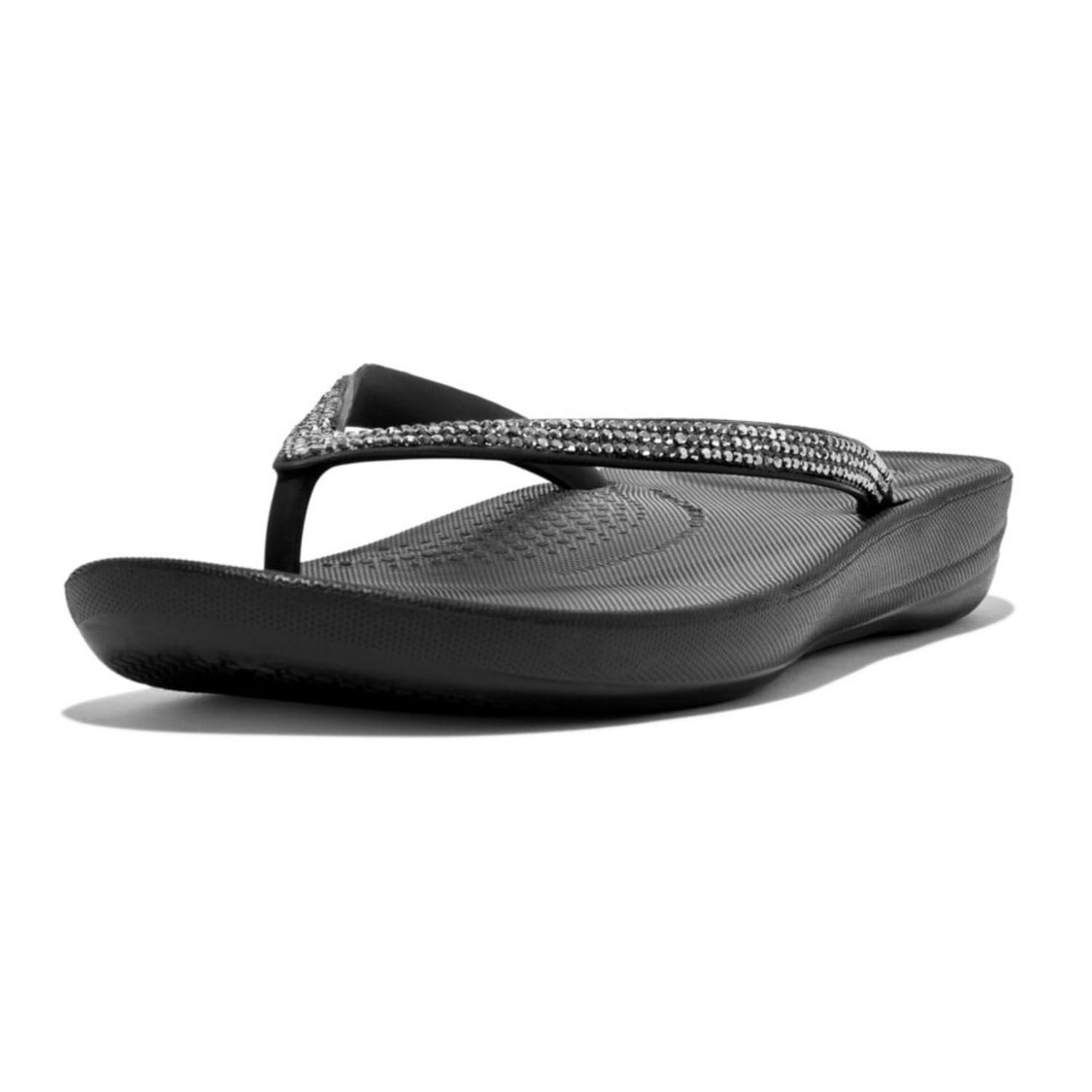 FitFlop Women's iQUSHION Ombre-Sparkle Flip-Flops