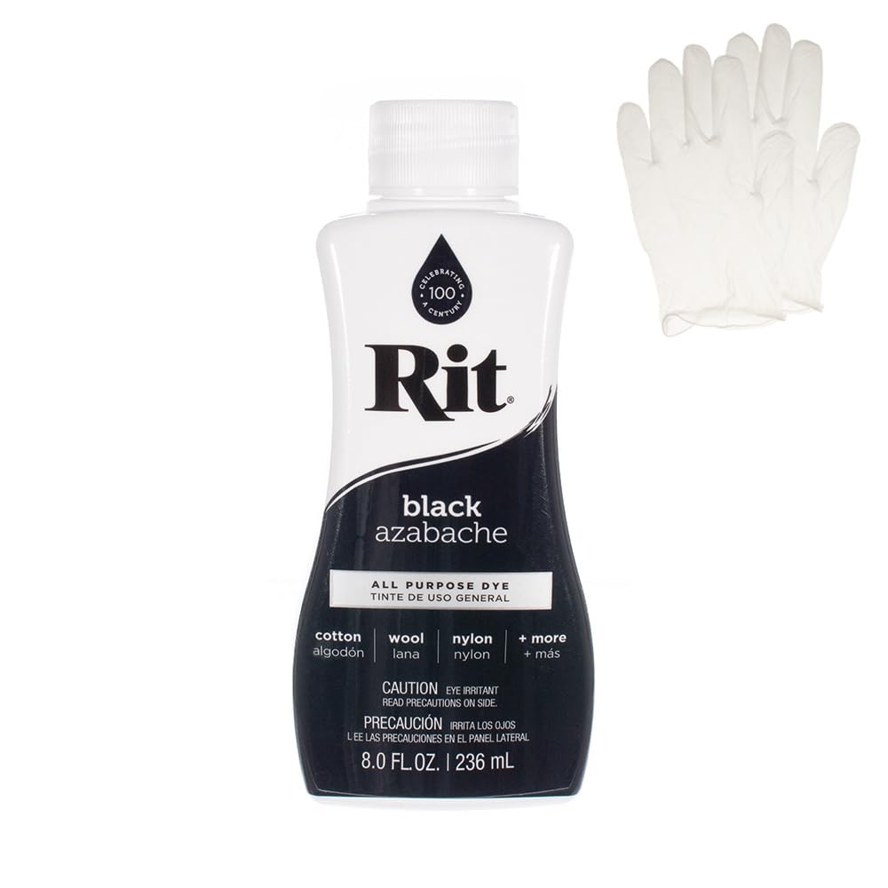 Rit Dye – Liquid Fabric Dye for Crafting, Clothing, and Décor – 8 oz. Bottle – B