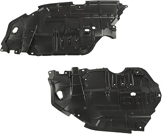 PIT66 Front Engine Splash Shield Under, Fit Toyota Camry 2012 2013 2014 | Lower Engine Splash Guard Pair Set, Driver and Passenger Side 5144206140, 5144106150, TO1228178, TO1228177