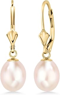 Gem Stone King Cultured Freshwater Pearl Earrings