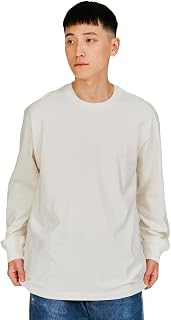 Hanes Tシャツ 長袖綿100% 丸胴仕様 タグレス仕様 1P T-SHIRTS SHIRO クルーネックロングスリーブTシャツ アンダーウェア HM4-A201-010-XXLメンズ