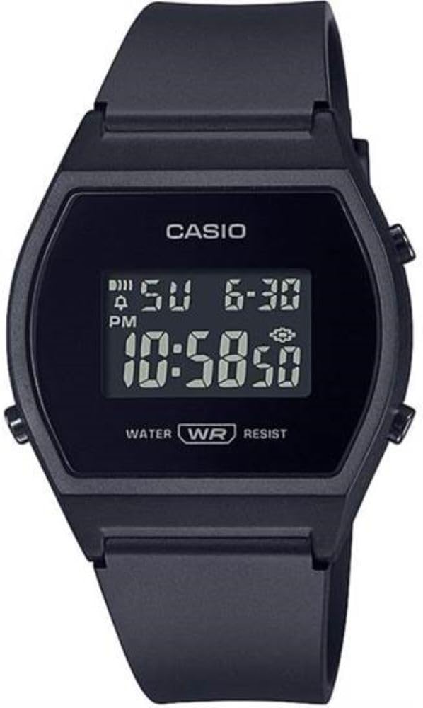 Casio Unisex-Adult Vintage Sport Digital Black Dial Watch - LW-204-1BDF, Black D