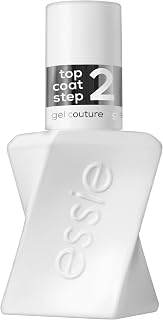 Gel by essie Longwear Nail Polish, Clear Shiny Topcoat, Up To 15 Day Wear | A Gel-Like Topcoat That Plumps Nails And Maximises Light Reflection For An Instant Glass-Like Shine. Up To 15-Day Wear, No UV