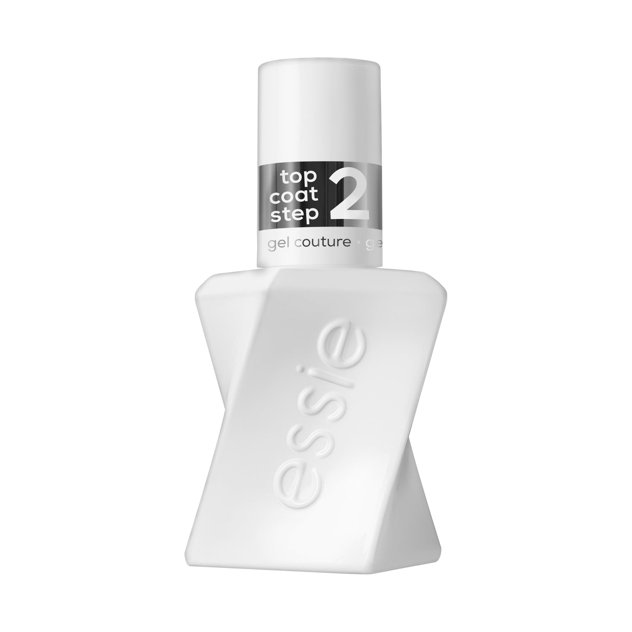 Gel by essie Longwear Nail Polish, Clear Shiny Topcoat, Up To 15 Day Wear | A Ge