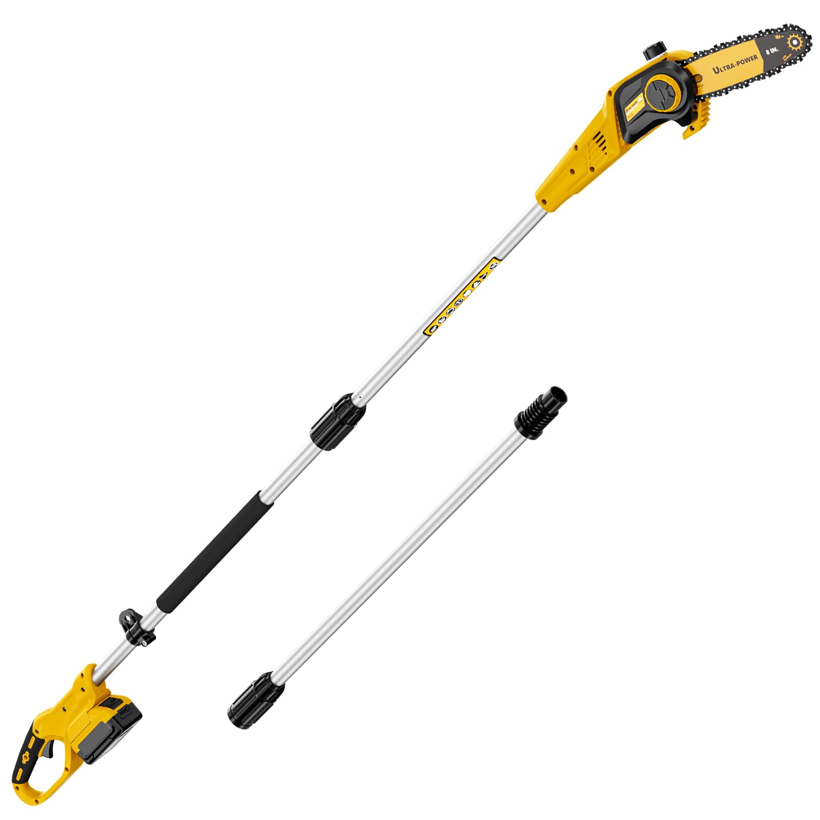 Pyrcruax 8-Inch Cordless Pole Saw for DeWALT 20V MAX Battery (Bare Tool) | Up To