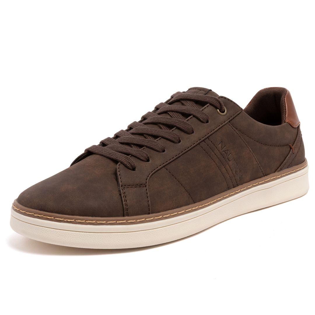 Nautica Men's Casual Lace-Up Fashion Sneakers Oxford Comfortable Walking Shoes