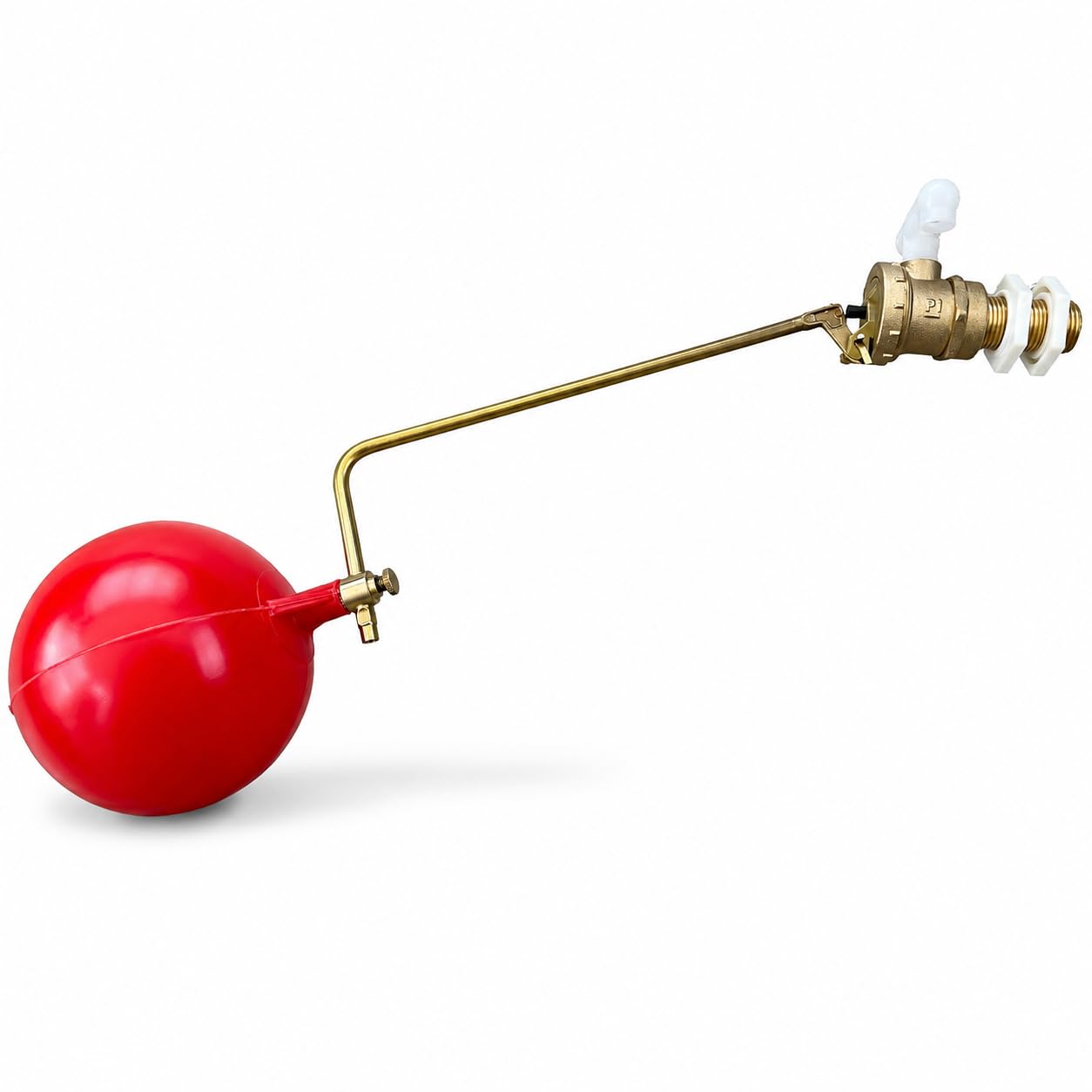 PlumbEZ Adjustable 1/2" Inch Part 2 Ball-Cock Float Valve with Ball/Float for To
