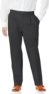 Dockers Relaxed Fit Signature Khaki Lux Cotton Stretch Pants - Pleated - Relaxed Men