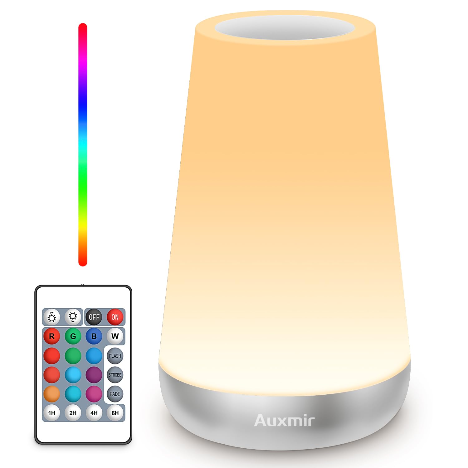 Auxmir Night Light for Kids Baby, USB Rechargeable Touch Lamp with Remote