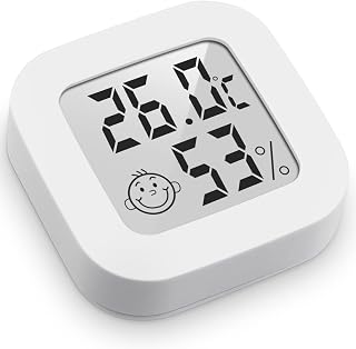 Mini Digital Indoor Thermometer Hygrometer High Accuracy Temperature Monitor Humidity Meter Thermo Hygrometer Comfort Level Indicator