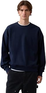 Gap Men's Crewneck Fleece Sweatshirt with Logo