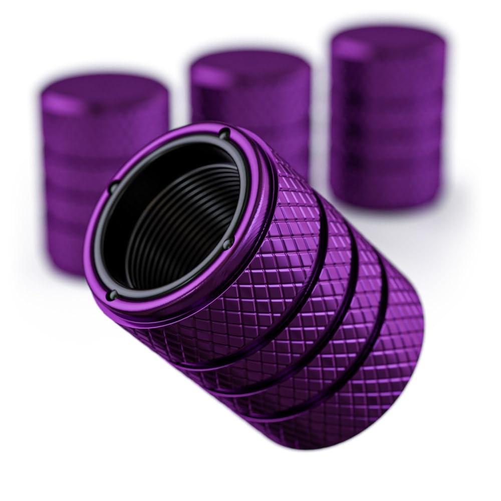 PC Autoworks Aluminum Tire Valve Stem Caps – Anti-Rust, Premium Anodized Aluminu