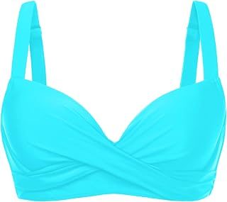 Women's Underwired Bikini Top - Padded Push-up Bikini Top