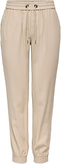 ONLY ONLKELDA Women's Elegant Business Pants Poptrash Loose Fit Paperback Elastic Pants