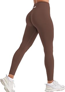 YEOREO Christiy Hidden Scrunch Butt Workout Leggings for Women Seamless High Rise V-Waistband 24" Impact Athletic Yoga Pants