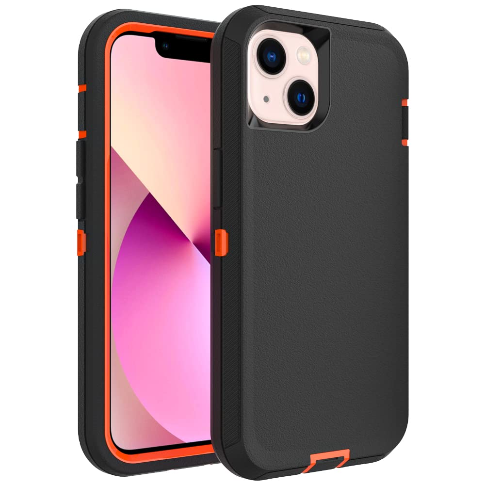 Case for iPhone 14, Heavy-Duty Tough Rugged Shockproof Drop Protective Cover Pho